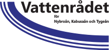 Logo för Vattenrådet för Nybroån, Kabusaån och Tygeån