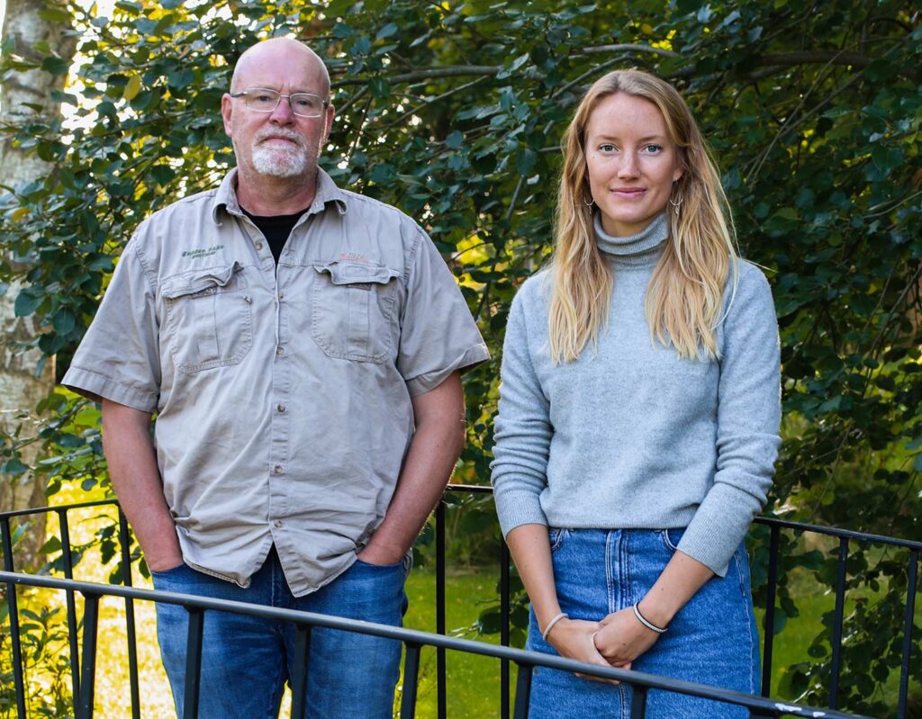 Åtgärdssamordnarna Jonas Dahl och Therese Parodi